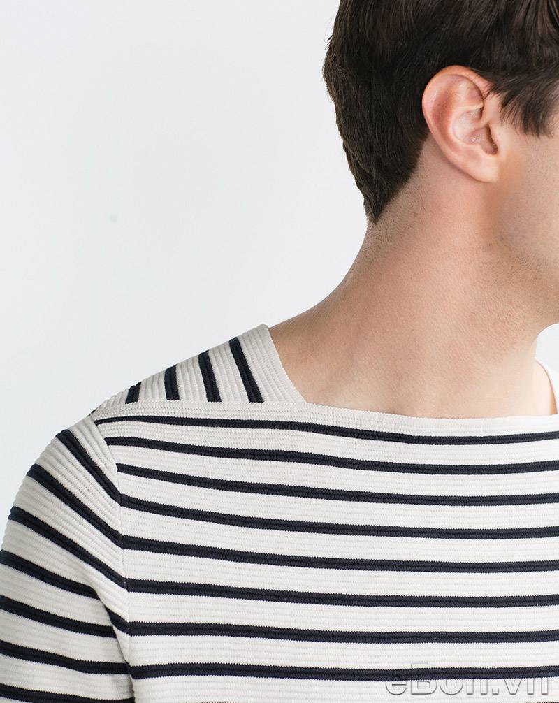 Áo len nam xuất xịn Striped Sweater - Ảnh 6