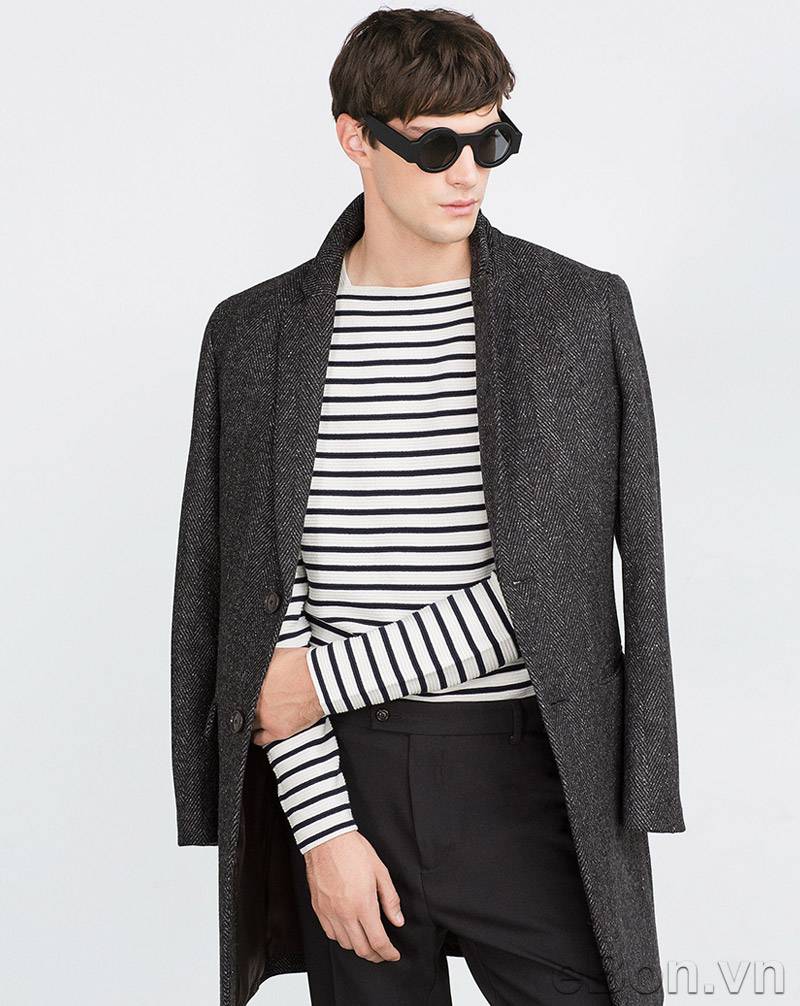 Áo len nam xuất xịn Striped Sweater - Ảnh 4