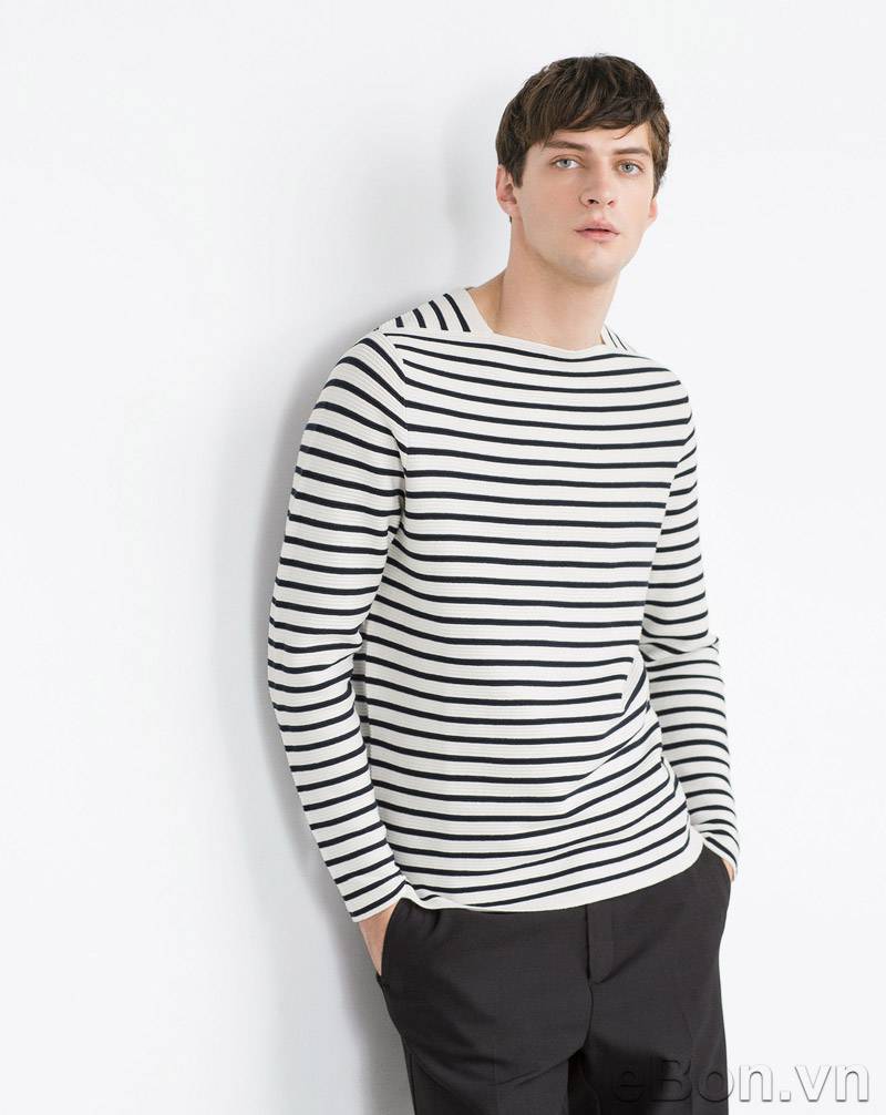 Áo len nam xuất xịn Striped Sweater