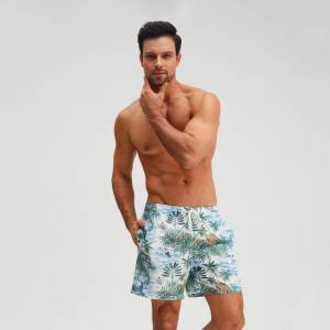 Quần short đi biển tropical cho nam QD389